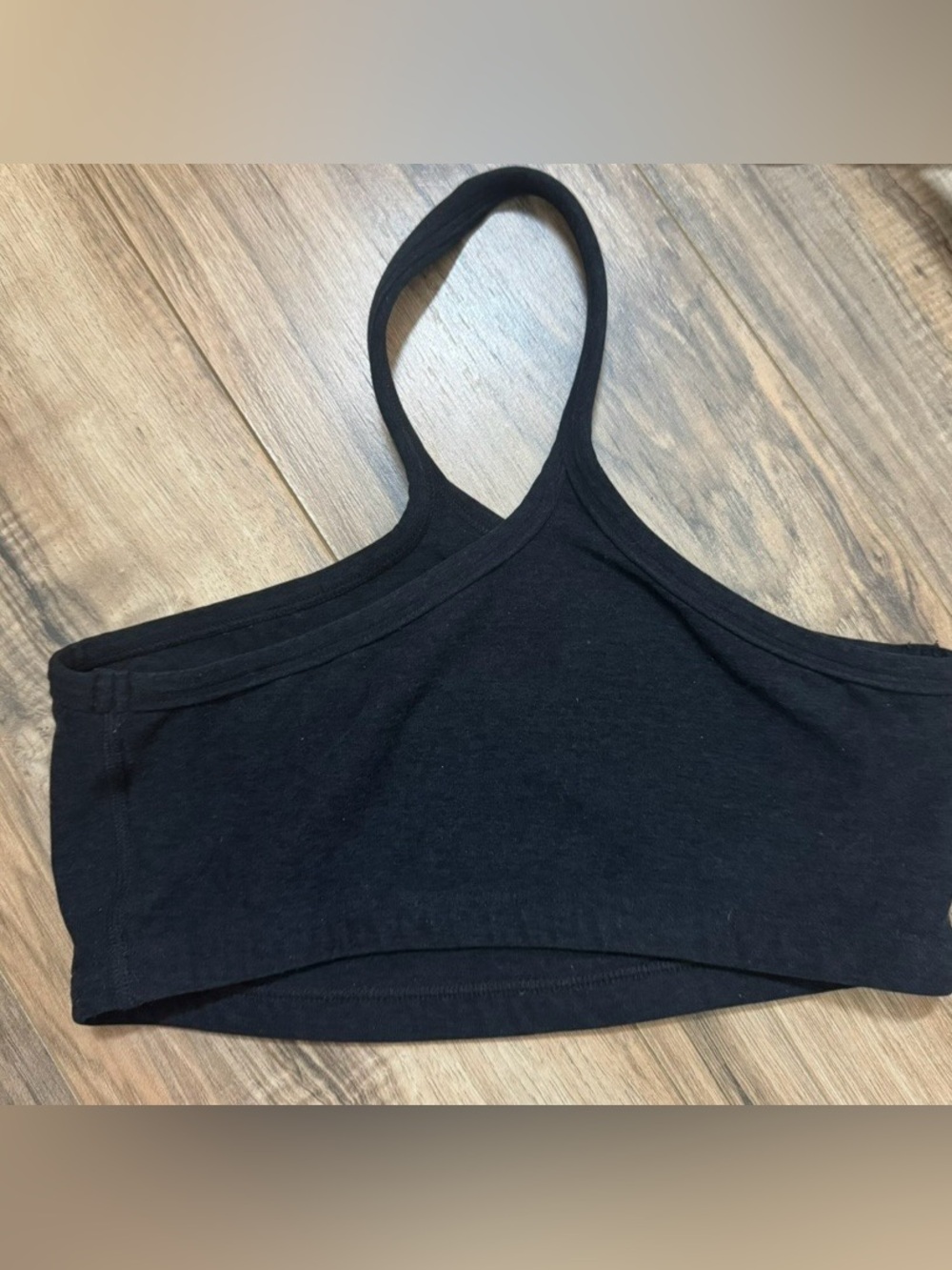 Beyond yoga black one shoulder bra M